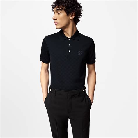 polo louis vuitton damier|Damier Cotton Pique Polo .